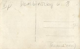 Budapest VII. Dembinszky utca 8. Nádor Árpád, Fischhof Miksa üzletei, vendéglő, étterem. photo