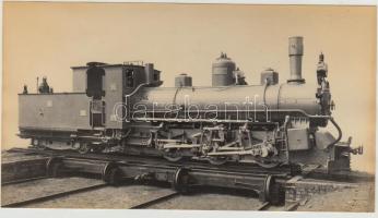 cca 1920-1930 Ganz-mozdony, fotó, 9,5×17,5 cm