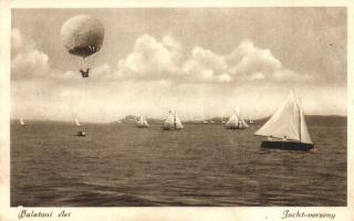 Balatoni élet, jacht verseny, hőlégballon (fl)