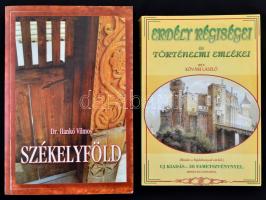 2 db erdélyi reprint könyv: Hankó Vilmos: Székelyföld; Kővári László: Erdély régiségei és történelmi emlékei; papírkötésben, jó állapotban.