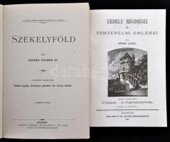 2 db erdélyi reprint könyv: Hankó Vilmos: Székelyföld; Kővári László: Erdély régiségei és történelmi...