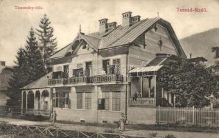 Tusnád-fürdő, Baile Tusnad; Temesváry villa. Brunner Lajos kiadása / villa (EK)