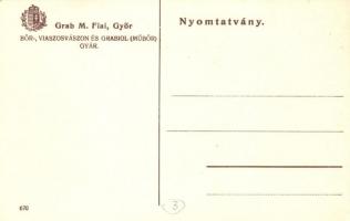 Győr, Grab M. fiai bőr-, viaszosvászon és grabiol gyára