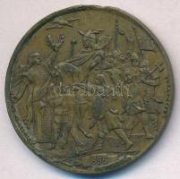 1896. "Ezredéves Történetünk Ezredekre Remény Nekünk" millenniumi Br emlékérem "Stein...