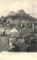 Segesvár, Schässburg, Sighisoara; látkép. Teutsch kiadása / general view (Rb)