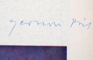 Magyar festőművészek (Hincz Gyula, Hajnal Gabriella, stb.) aláírásai a Műgyűjtő 3 lapszámában