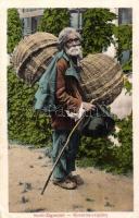 Kosaras cigány / Korb-Zigeuner / Gypsy with baskets. folklore. Jos. Drotleff
