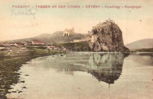 Dévény, Theben a. d. Donau, Devin (Pozsony); Árpád-hegy / monument (Rb)