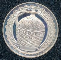 Csúcs Viktória (1934-1993) DN "Hódmezővásárhely Tanácsháza" Ag emlékérem eredeti ÁPV tokba...