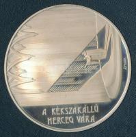 Fülöp Zoltán (1951-) 1981. "Bartók Béla / A kékszakállú herceg vára" Ag emlékérem ÁPV plas...