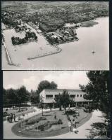 Siófok - 8 db modern képeslap; üdülő, Lido, Európa, Balaton és Napfény szállók, Balaton cukrászda