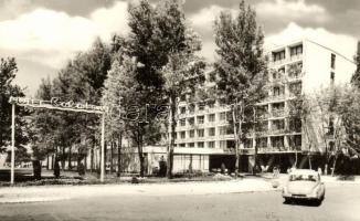 Siófok - 8 db modern képeslap; üdülő, Lido, Európa, Balaton és Napfény szállók, motel