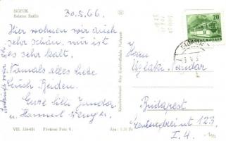 Siófok - 8 db modern képeslap; üdülő, Lido, Európa, Balaton és Napfény szállók, motel