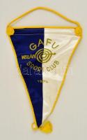 1974 GAFU Volán Sport Club zászló, 28x19 cm