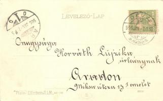 Déva, utca, Holtzer Károly, Rhemann és Lobstein, Knoll Gyula, Szőcs F. Lajos és Hirsch Testvérek üzl...