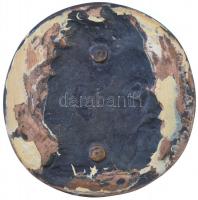 Kiss József (1975-1936) (?) DN "Dr. Löwy Árpád" Br emlékplakett T:2,2- hátoldalán ragasztá...