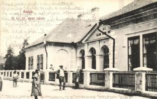 Kudzsir, Kudsir, Cugir; M. kir. állami elemi iskola / school