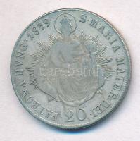 1839B 20kr Ag "V. Ferdinánd" T:2- 
Huszár: 2081., Unger III.: 1419