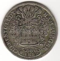 D.Staaten/Hamburg 1727  8 Schilling ezüst  T:3/4
