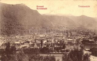 Brassó, Kronstadt, Brasov; látkép / general view (kis szakadás / small tear)