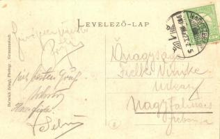 Nagytalmács, Talmács, Talmaciu; olasz-magyar erdészeti ipar fűrésztelep / Sägewerk der Ungarisch-Ita...