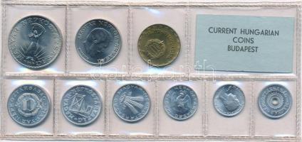 1977. 2f-10Ft (9xklf) érmés forgalmi sor fóliatokban T:1 Adamo FO10