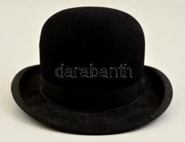Buckley&Sons férfi keménykalap, Szántó Géza és Fia Budapest, belső méret: 19×15,5 cm