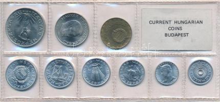 1979. 2f-10Ft (9xklf) érmés forgalmi sor fóliatokban T:1 Adamo FO12