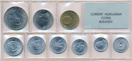 1978. 2f-10Ft (9xklf) érmés forgalmi sor fóliatokban T:1 Adamo FO11