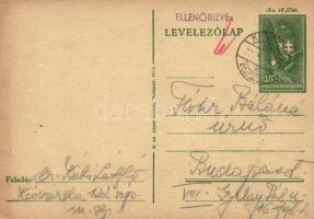 1944 Dr. Kuti László zsidó MSZ (munkaszolgálatos) levele a kisvárdai munkatáborból. 122 ép. / WWII Letter of a Jewish labor serviceman from the labor camp of Kisvárda. Judaica (EK)