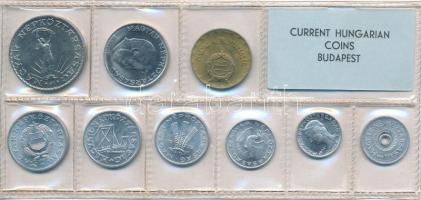 1972. 2f-10Ft (9xklf) érmés forgalmi sor fóliatokban T:1 Adamo FO5
