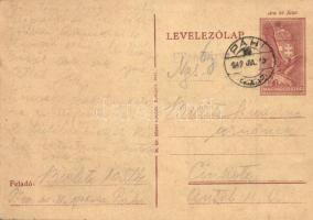 1944 Bielitz Sándor zsidó KMSZ (közérdekű munkaszolgálatos) levele a páhi munkatáborból. IV. szakasz / WWII Letter of a Jewish labor serviceman from the labor camp of Páhi. Judaica (EK)