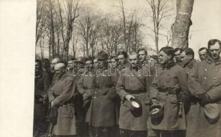 1917 Jassionov (Galícia), tábori istentisztelet / WWI K.u.k. military, camp worship. photo