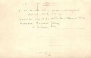 1918 309. Hegyi Távbeszélő Osztag parancsnokságának átvétele. Beszéd / WWI K.u.K. military. Takover ...