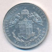 1869GYF 1Ft Ag "Ferenc József / Angyalos címer" Gyulafehérvár T:1-  Hungary 1869GYF 1 Fori...