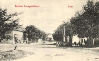 Hercegszöllős, Knezevi Vinogradi; Fő tér, üzlet. St. Richter Photograph 593. / main square, shop (EK)