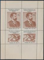 1913 Nemzetközi és rendszerközi gyorsírókongresszus kiállítás levélzáró kisív