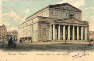 Moscow, Moskau, Moscou; Le Grand Théatre / Bolshoi Theater. Knackstedt & Näther