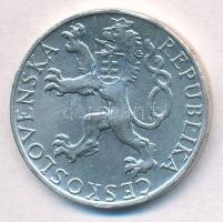 Csehszlovákia 1948. 50K Ag "Prágai felkelés harmadik évfordulója" T:1- 
Czechoslovakia 19...