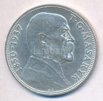 Csehszlovákia 1937. 20K Ag Masaryk köztársasági elnök halála T:1- Czechoslovakia 1937. 20 Korun Ag Death of President Masaryk C:AU Krause KM#18