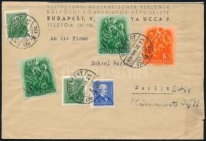 1938 Levél 6 bélyeges bérmentesítéssel Berlinbe