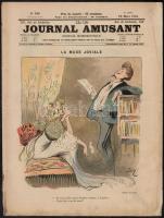 1904 Journal Amusant No. 248, journal humoristique - francia nyelvű vicclap, illusztrációkkal, lapszéli sérülésekkel, 16p / French humor magazine with faults