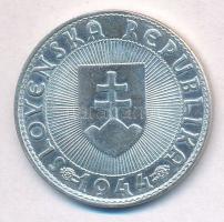 Szlovákia 1944. 10K Ag "Templomon kereszt" T:1-
Slovakia 1944. 10 Korun Ag "Cross at...