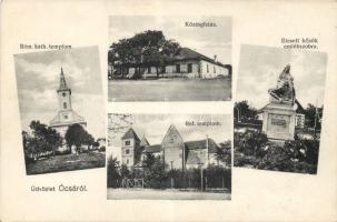 Ócsa katonai emlékművel