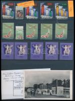 1939-1971 A Budapesti Ipari Vásárokról készült reklámkiadványok (35 db) + kép + 2 db levél