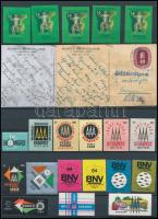 1939-1971 A Budapesti Ipari Vásárokról készült  reklámkiadványok (35 db) + kép + 2 db levél