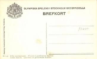 1912 A stockholmi olimpiai játékok férfi páros tenisz döntő mérkőzése / Stockholm Summer Olympics. L...