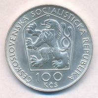 Csehszlovákia 1976. 100K Ag "Janko Kral" T:1- 
Czechoslovakia 1976. 100 Korun Ag "De...