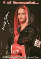 2 db MODERN magyar profi boxoló; Dr. Csábi Bettina, Nagy János / 2 modern Hungarian professional box...