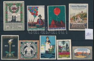 1913-1914 9 klf német kiállítási alkalmi bélyeg